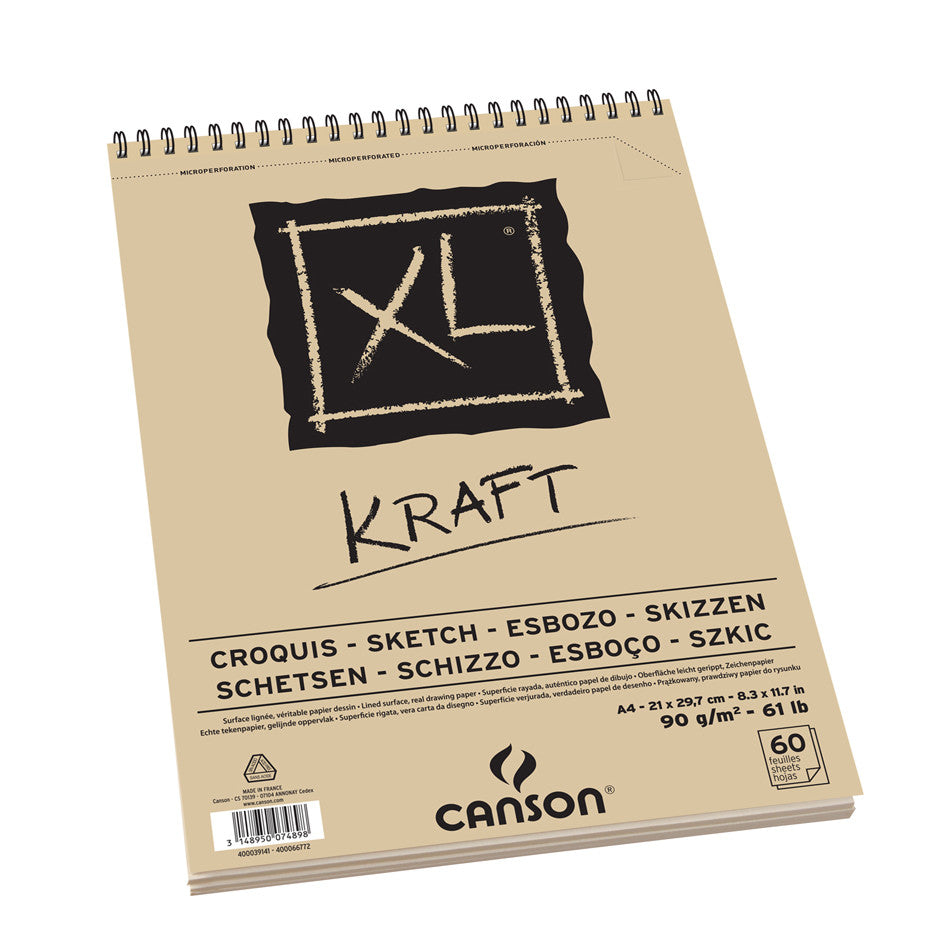 Canson XL Kraft Spiral Pad A4 by Canson at Cult Pens