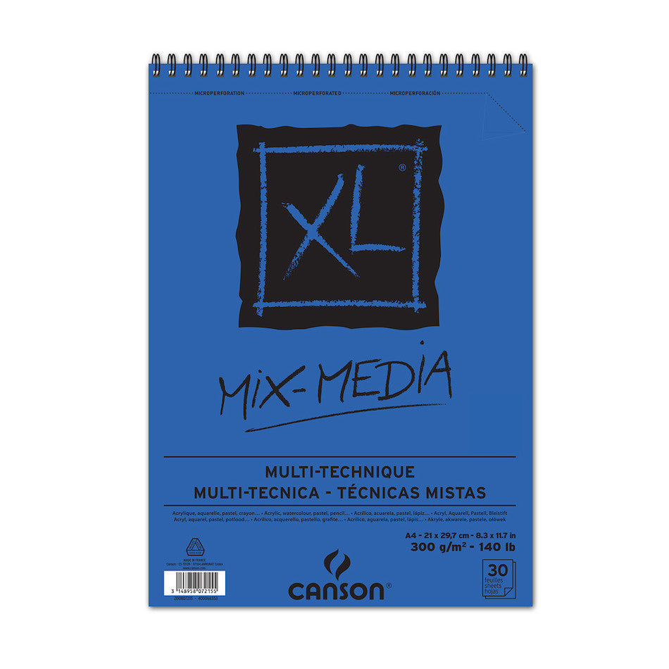 Canson XL Mix Media Spiral Pad A4 by Canson at Cult Pens