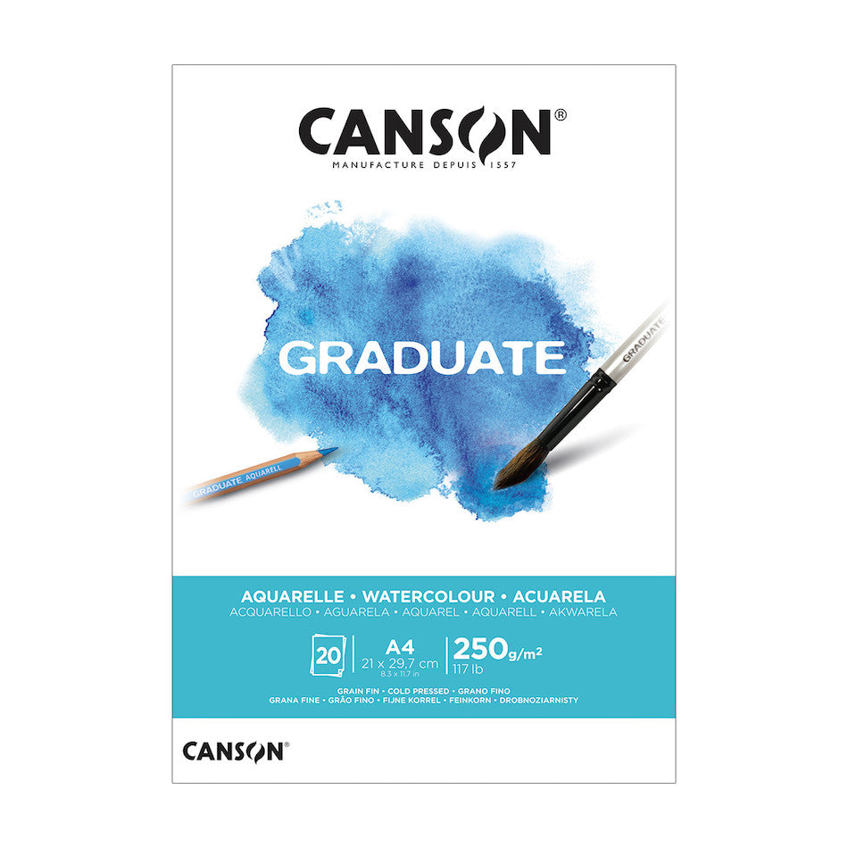 Canson Graduate Watercolour Pad A4 by Canson at Cult Pens