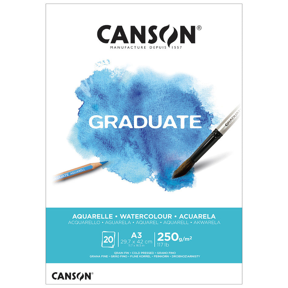 Canson Graduate Watercolour Pad A3 by Canson at Cult Pens