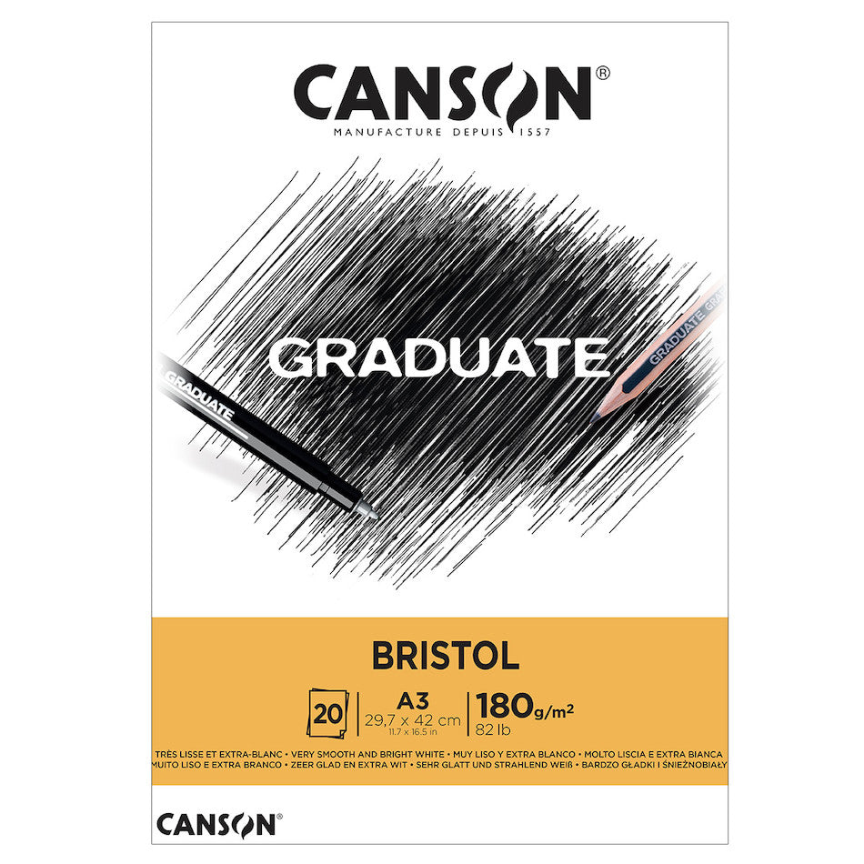 Canson Graduate Bristol Pad A3 by Canson at Cult Pens