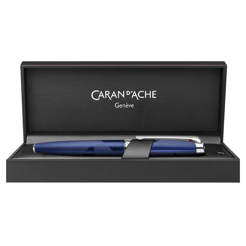 Caran d'Ache Leman Fountain Pen Bleu Marin by Caran d'Ache at Cult Pens