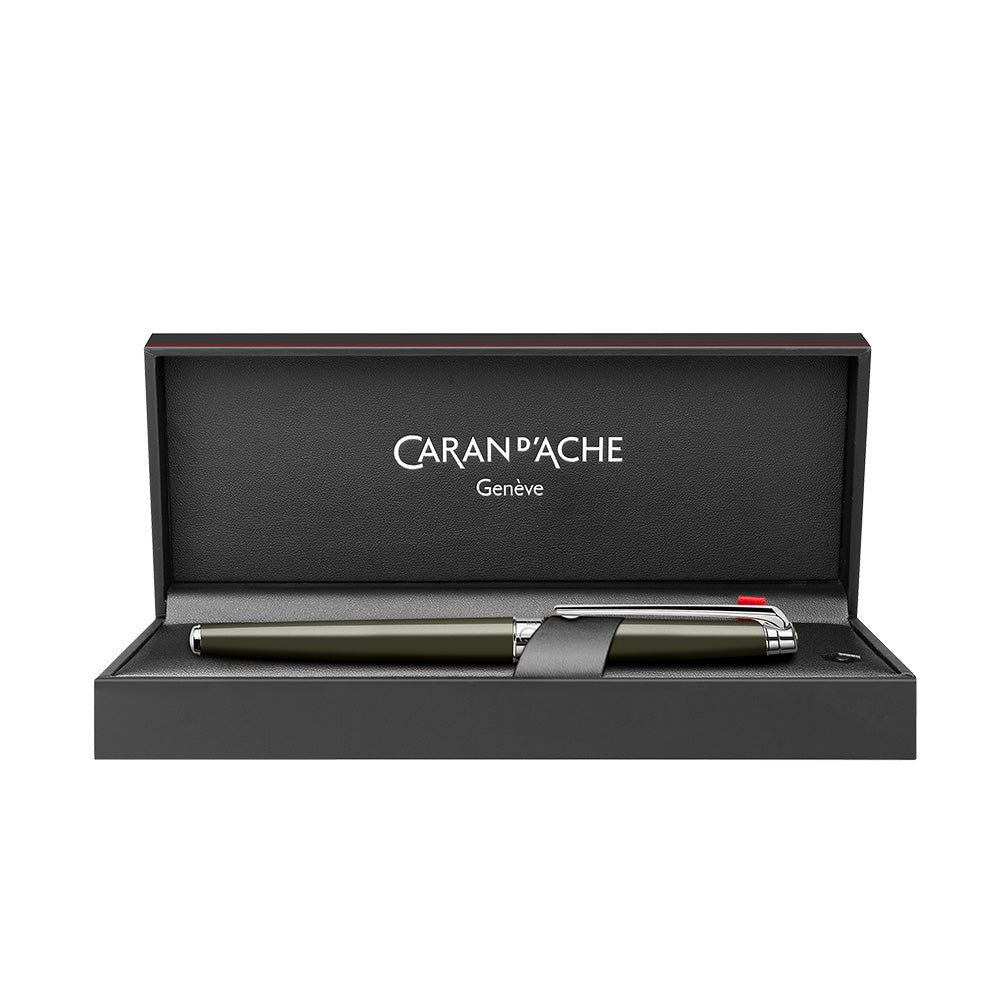 Caran d'Ache Leman Slim Terre d'Ombre Fountain Pen by Caran d'Ache at Cult Pens