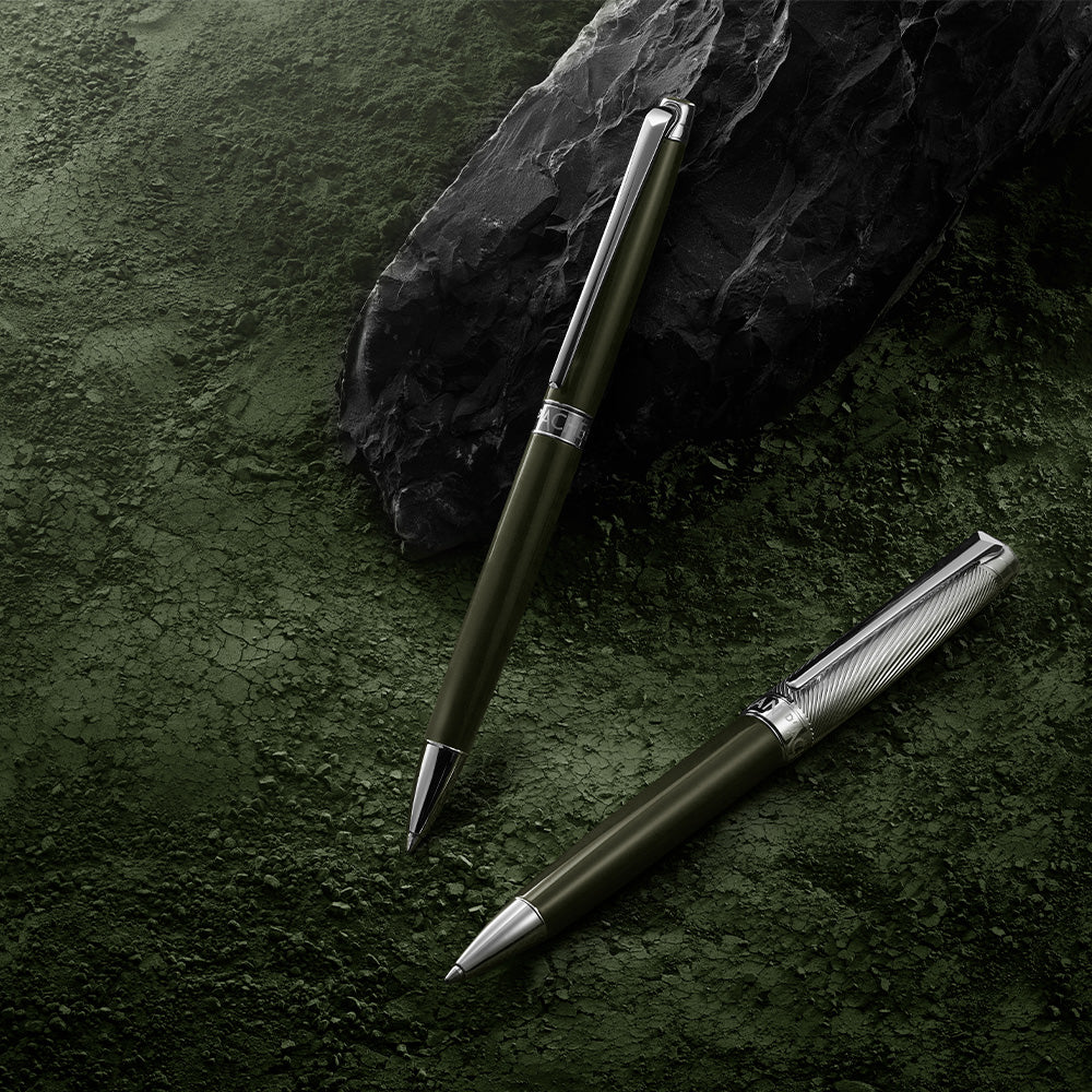 Caran d'Ache Leman Slim Terre d'Ombre Ballpoint Pen by Caran d'Ache at Cult Pens