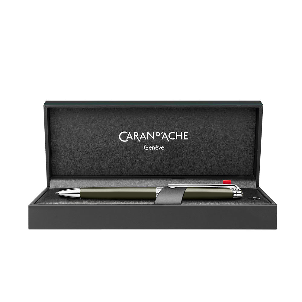 Caran d'Ache Leman Slim Terre d'Ombre Ballpoint Pen by Caran d'Ache at Cult Pens