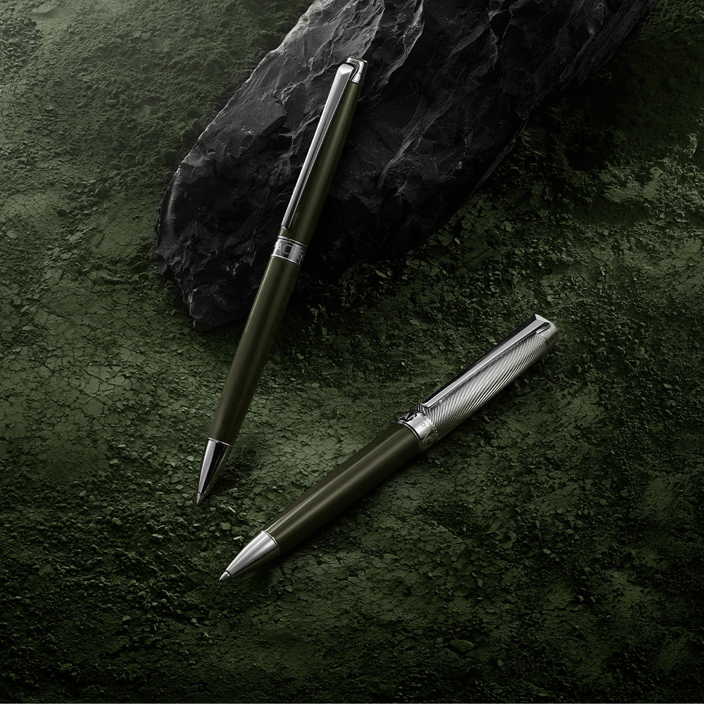Caran d'Ache Leman Terre d'Ombre Ballpoint Pen by Caran d'Ache at Cult Pens