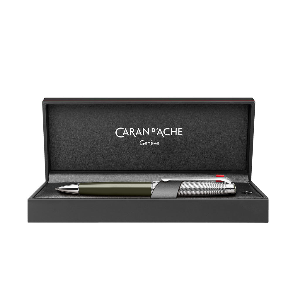 Caran d'Ache Leman Terre d'Ombre Ballpoint Pen by Caran d'Ache at Cult Pens