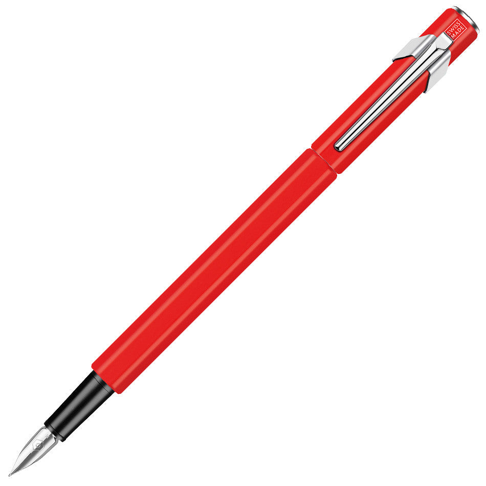 Caran d'Ache 849 Metal Fountain Pen Red by Caran d'Ache at Cult Pens