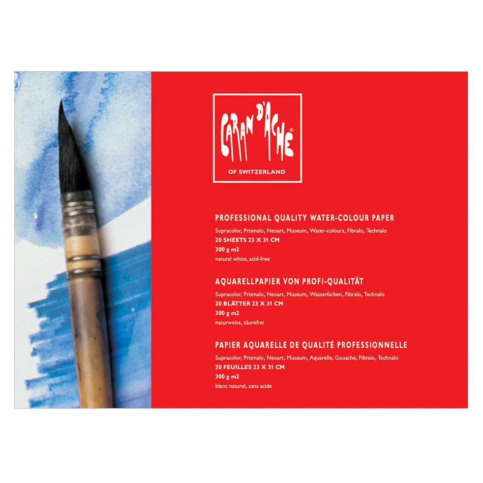 Caran d'Ache Plain A3 Watercolour Pad by Caran d'Ache at Cult Pens