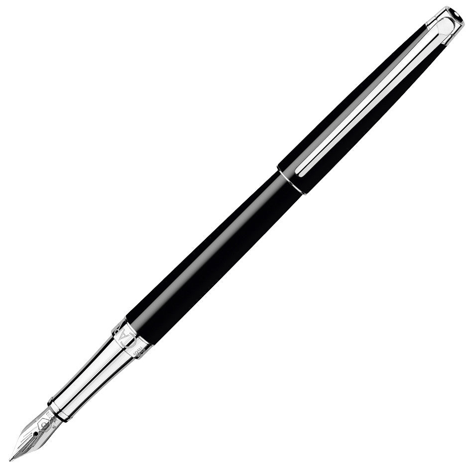 Caran d'Ache Leman Slim Ebony Fountain Pen by Caran d'Ache at Cult Pens