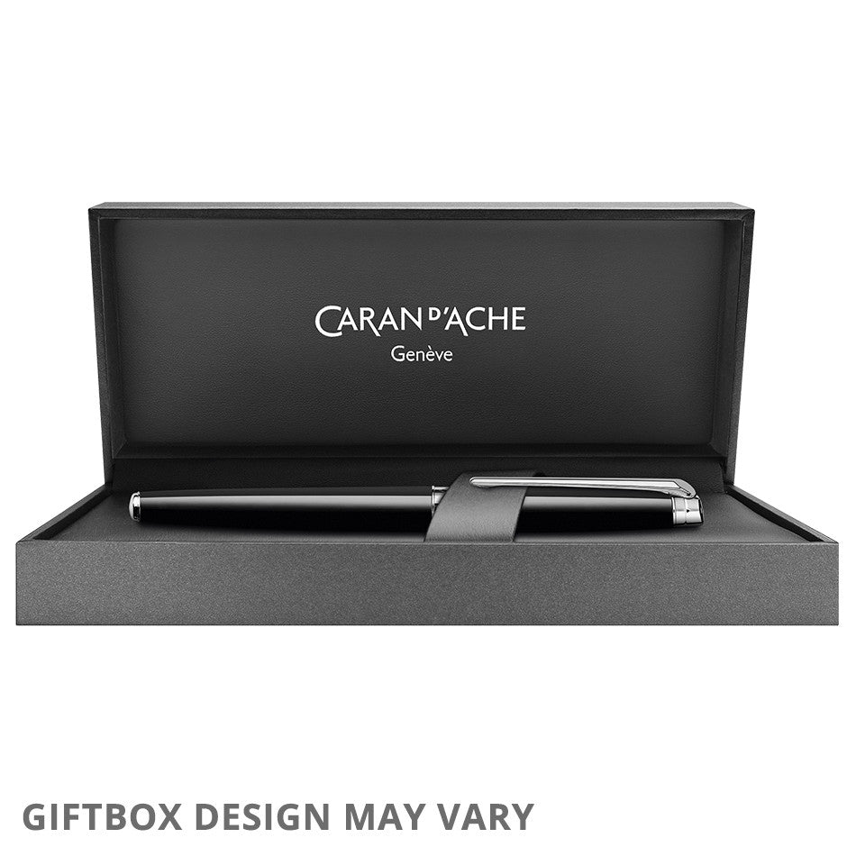 Caran d'Ache Leman Slim Ebony Rollerball Pen by Caran d'Ache at Cult Pens