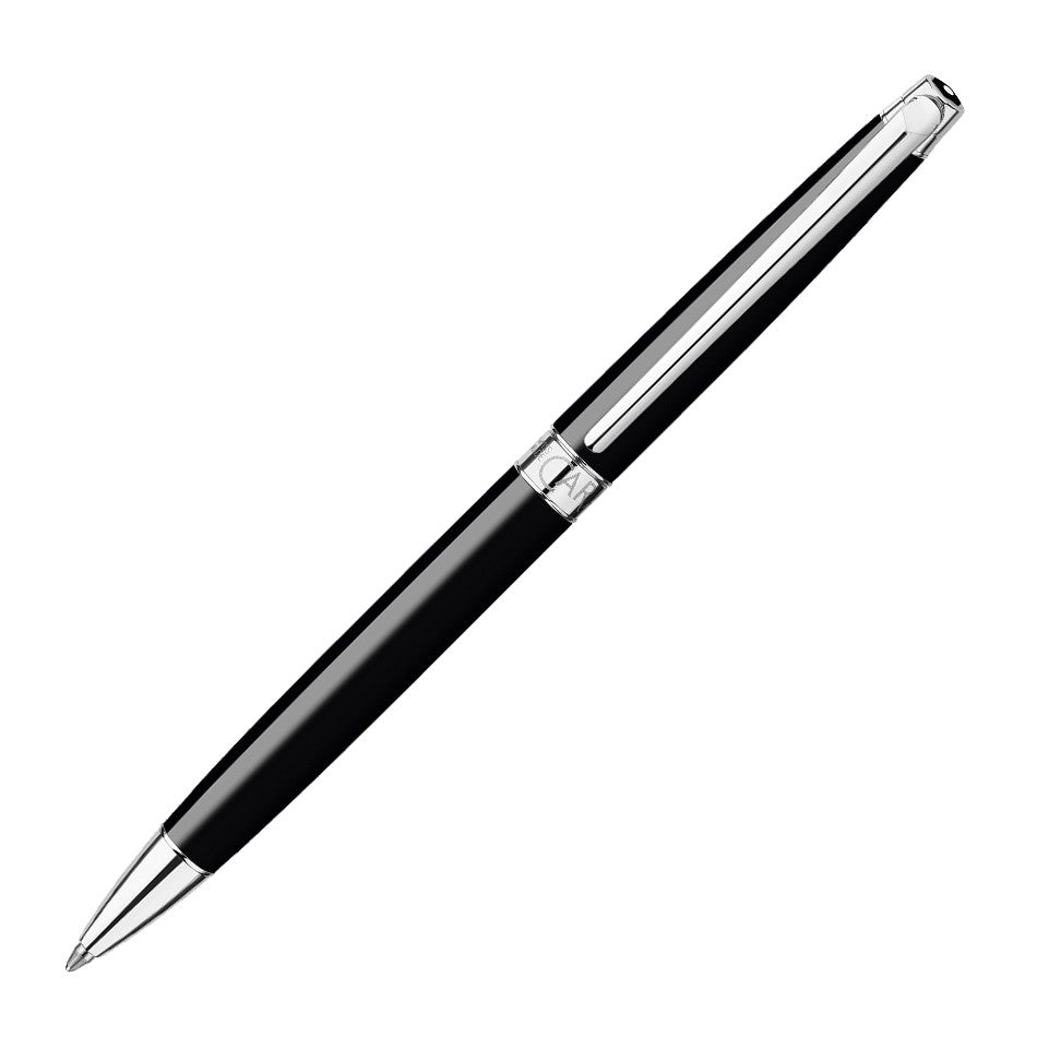 Caran d'Ache Leman Slim Ebony Ballpoint Pen by Caran d'Ache at Cult Pens