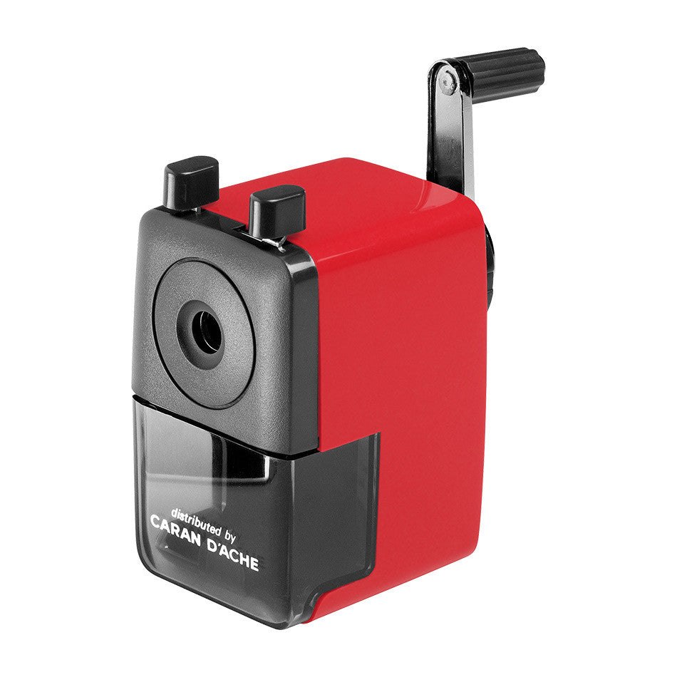 Caran d'Ache Desk Top Pencil Sharpener Red by Caran d'Ache at Cult Pens