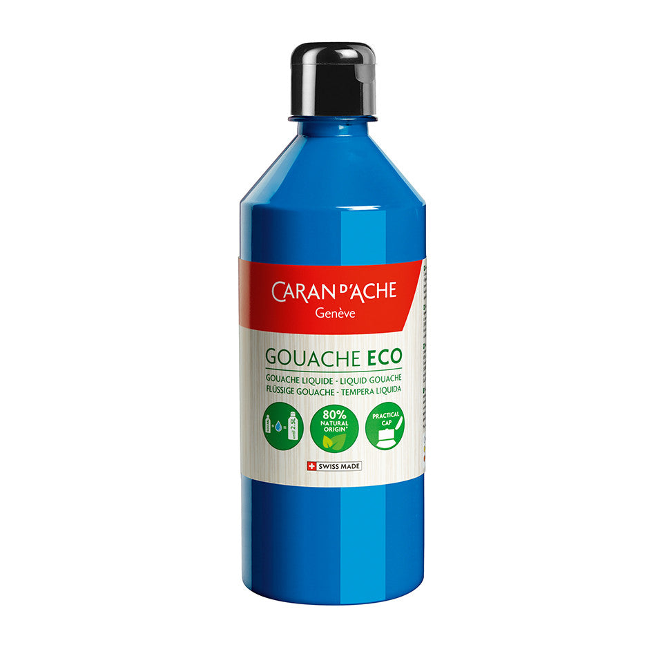 Caran d'Ache Gouache ECO Liquid 500ml Primary Colours by Caran d'Ache at Cult Pens