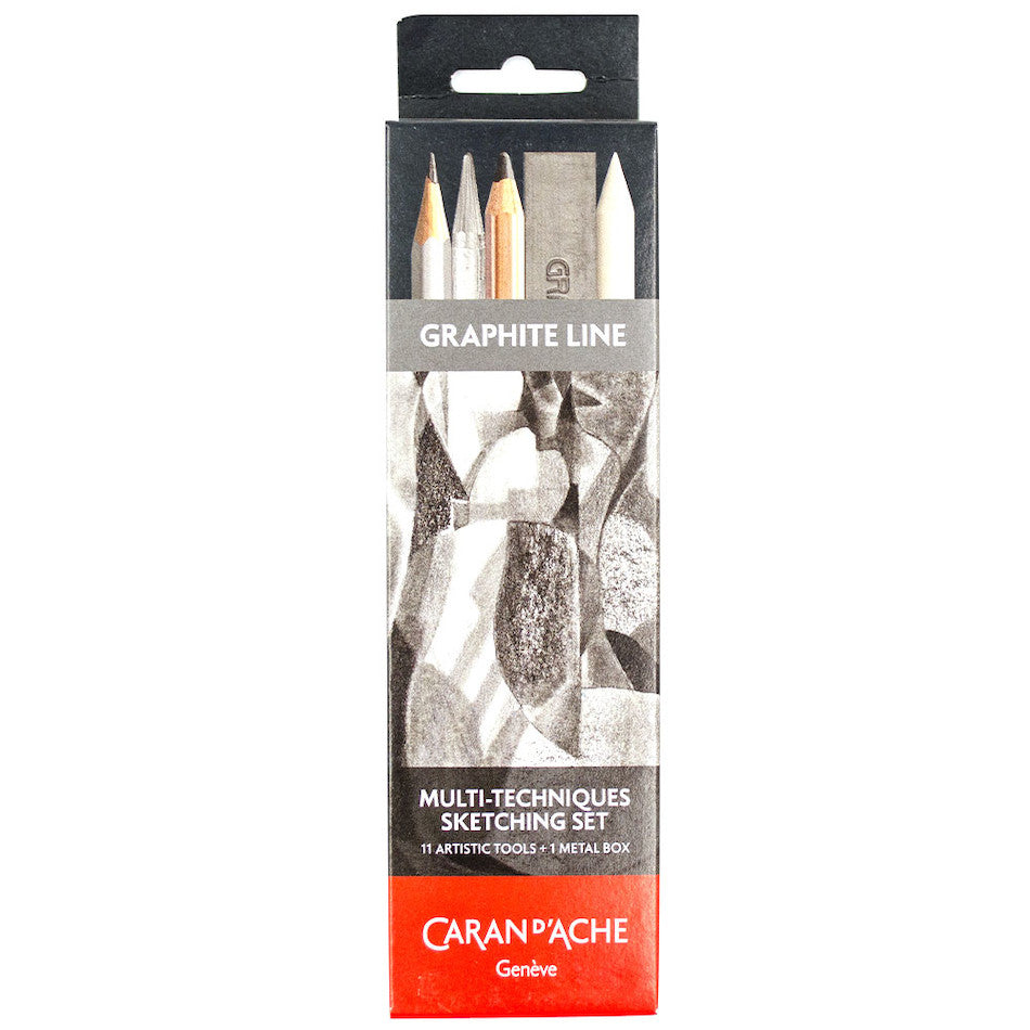 Caran d'Ache Graphite Line Multi-Techniques Sketching Set by Caran d'Ache at Cult Pens