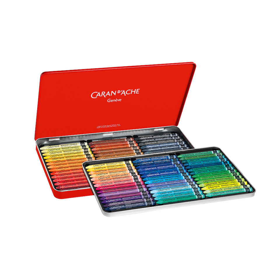 Caran d'Ache Neocolor II Water Soluble Wax Pastel Box of 84 Assorted by Caran d'Ache at Cult Pens