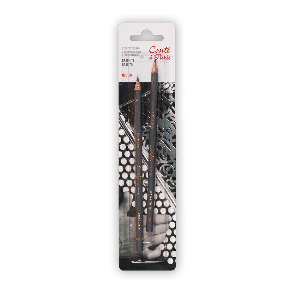 Conté à Paris Sketching Pencils Set of 2 HB and 2B