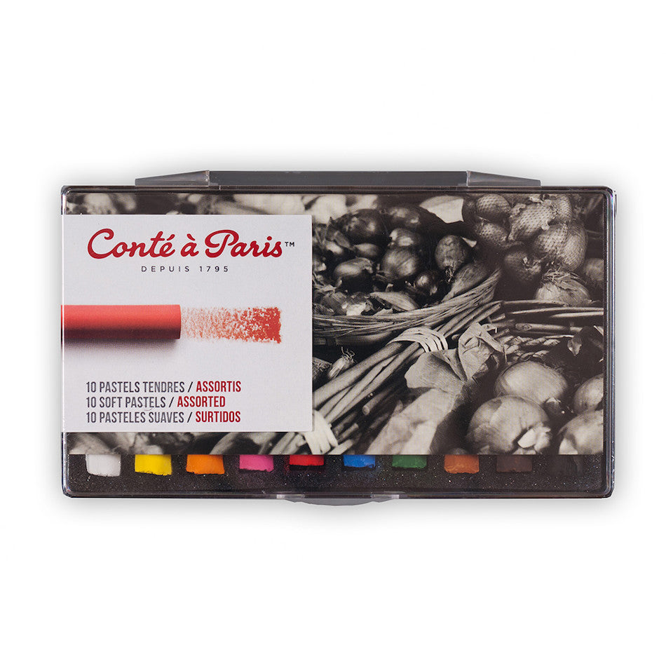 Conté à Paris Soft Pastel Set of 10 Assorted by Conté à Paris at Cult Pens