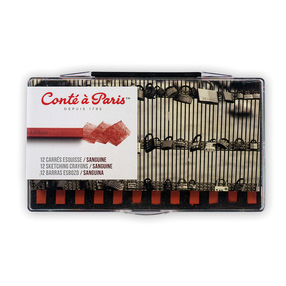 Conté à Paris Carre Sketching Set Sanguine by Conté à Paris at Cult Pens