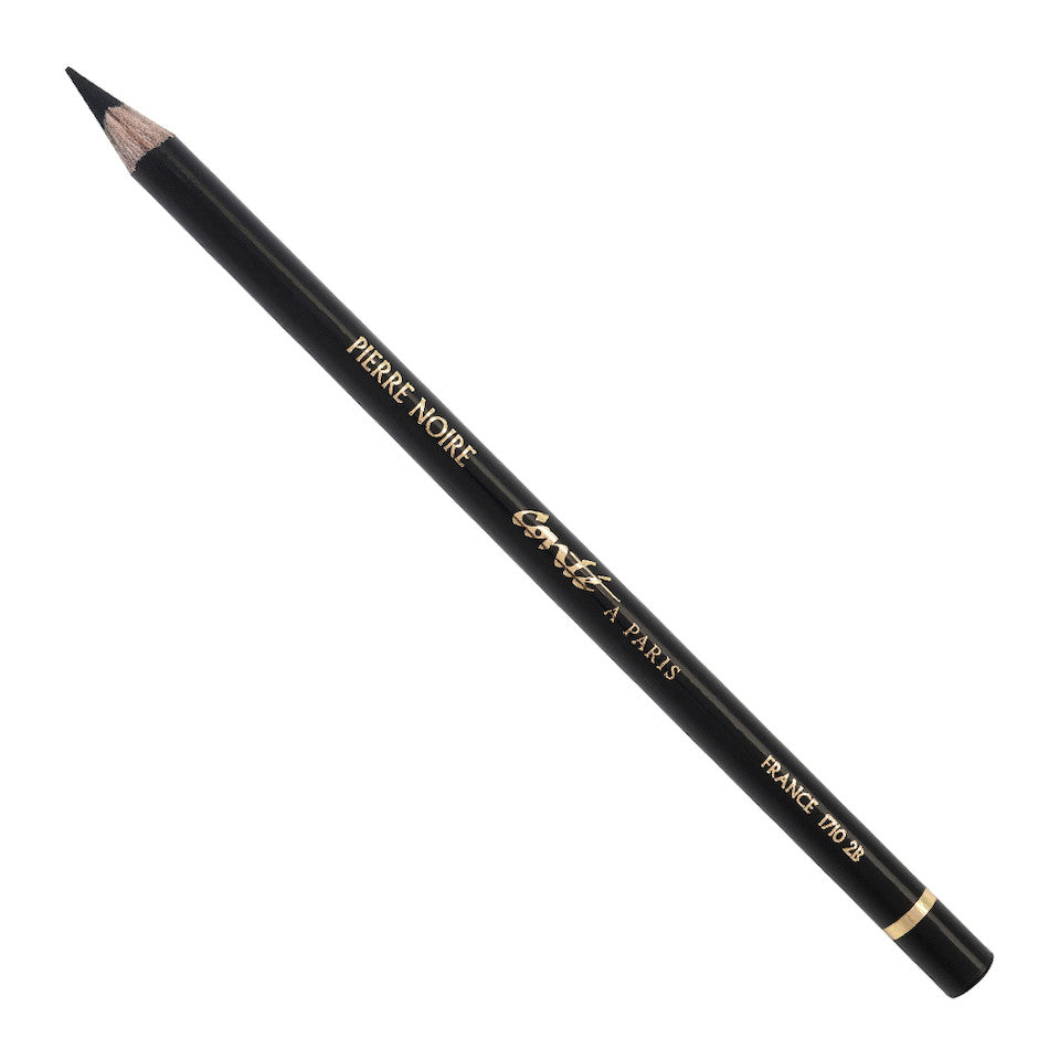 Conté à Paris Pierre Noire Sketching Pencil Black Round by Conté à Paris at Cult Pens