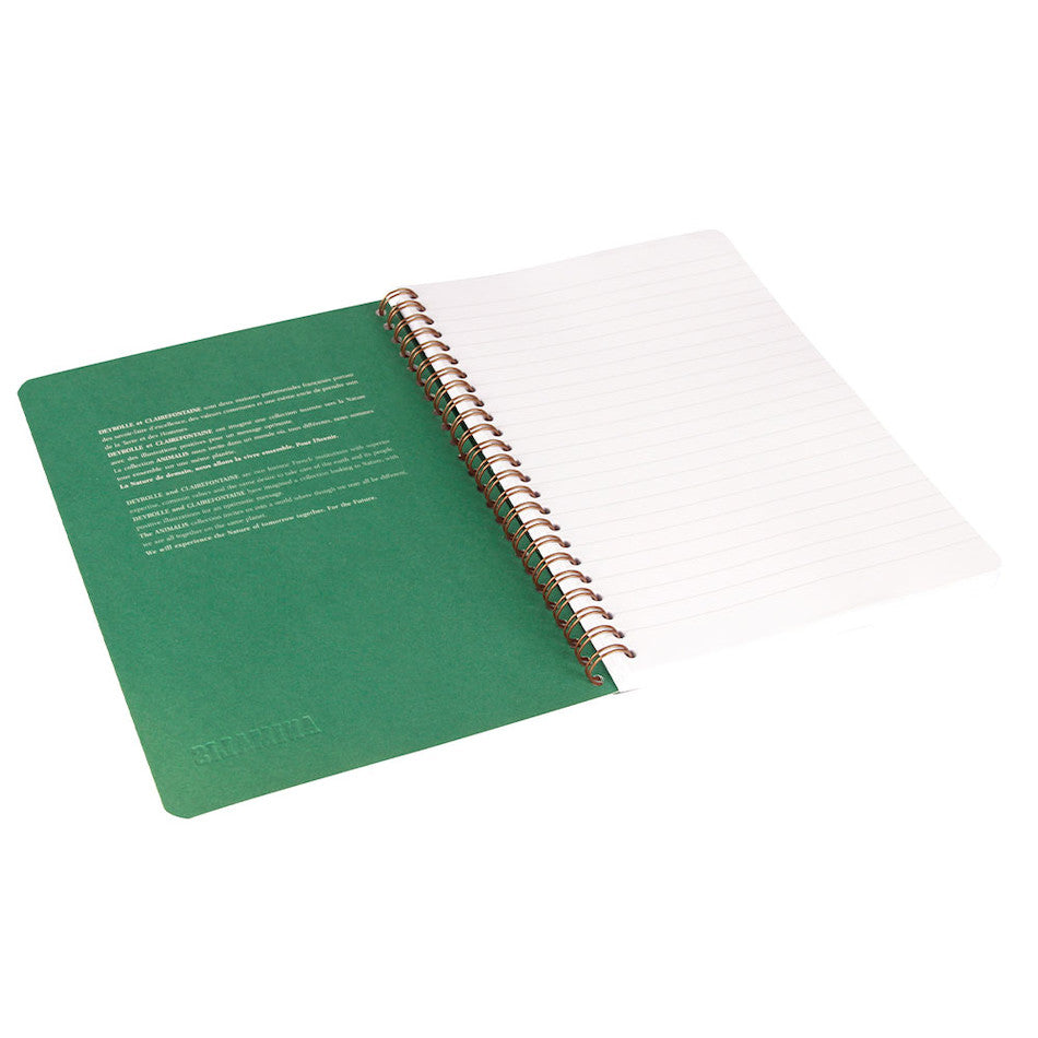Clairefontaine Animalis Wirebound Notebook A5 by Clairefontaine at Cult Pens