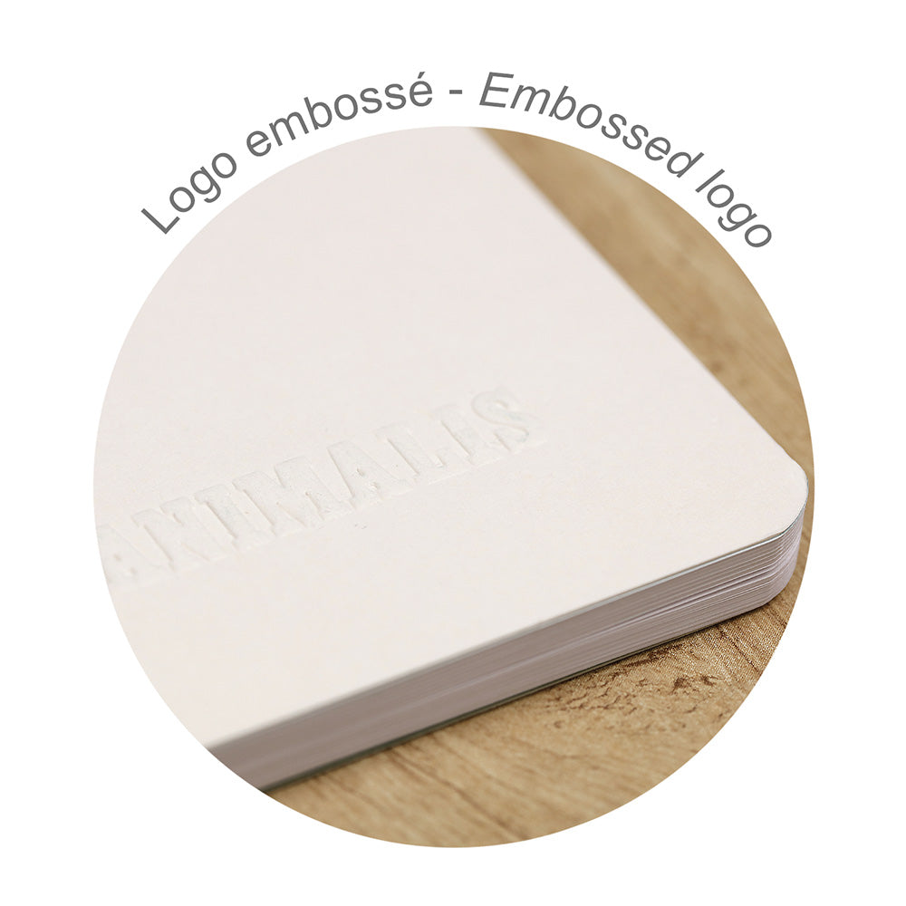 Clairefontaine Animalis Stapled Notebook A4 48 Sheets Lined with Margin by Clairefontaine at Cult Pens