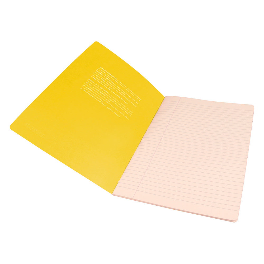 Clairefontaine Animalis Stapled Notebook A4 48 Sheets Lined with Margin by Clairefontaine at Cult Pens