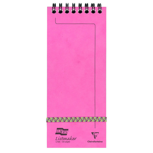 Clairefontaine Europa Listmaker Wirebound Notepad (180x76) by Clairefontaine at Cult Pens