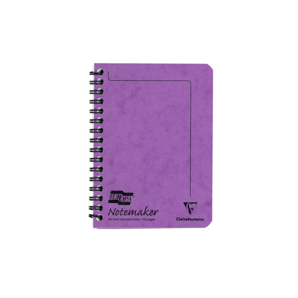 Clairefontaine Europa Notemaker Wirebound Notebook A6 (105x144) by Clairefontaine at Cult Pens
