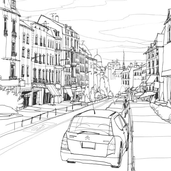 Clairefontaine Advanced Colouring Book A4 Towns by Clairefontaine at Cult Pens