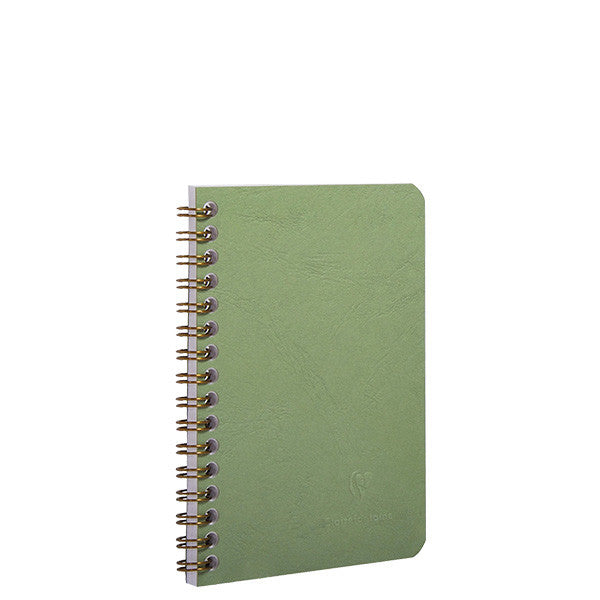 Clairefontaine Age Bag Wirebound Notebook 100x145 by Clairefontaine at Cult Pens