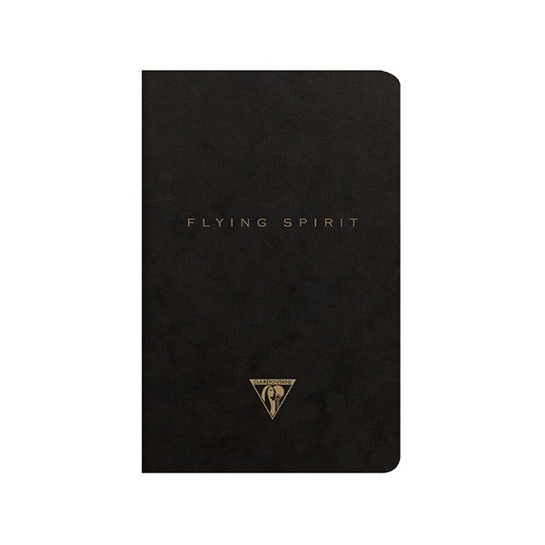 Clairefontaine Flying Spirit Notebook Black Cover 110x170 by Clairefontaine at Cult Pens