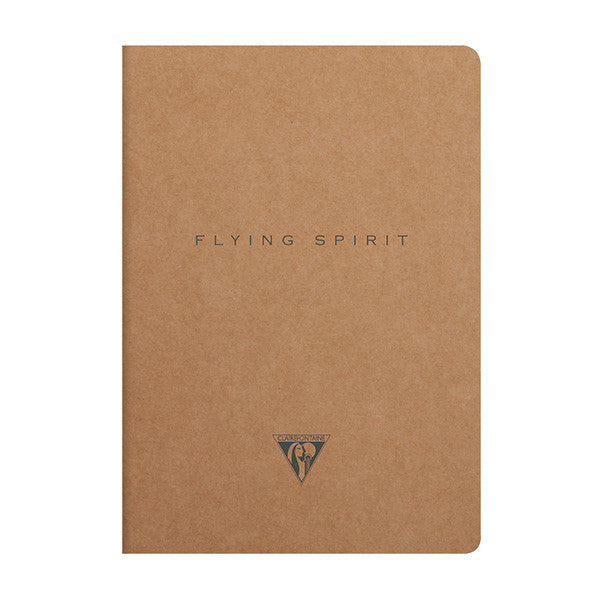Clairefontaine Flying Spirit Notebook Kraft Cover A5 by Clairefontaine at Cult Pens