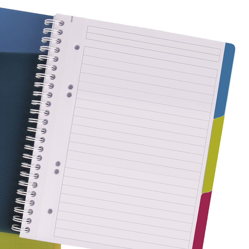 Clairefontaine Linicolor Wirebound Notebook A5 + 3 Removable Dividers by Clairefontaine at Cult Pens