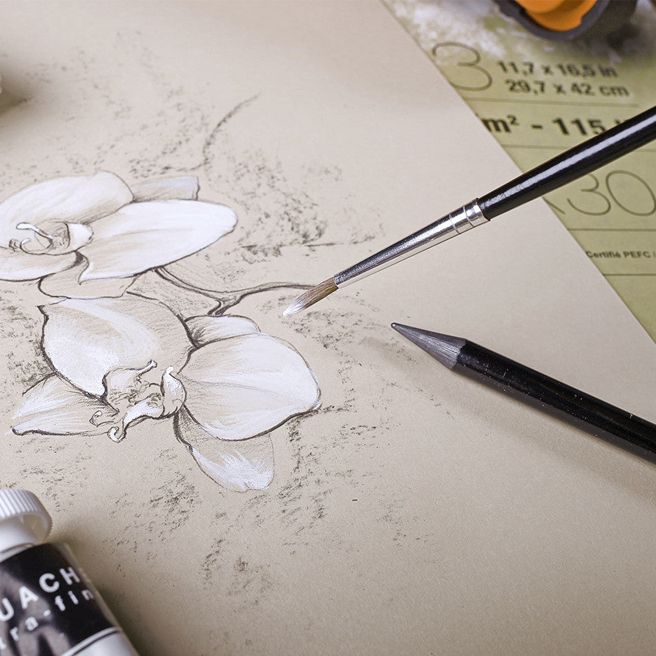 Clairefontaine Paint On Kraft Glued Pad A5 by Clairefontaine at Cult Pens