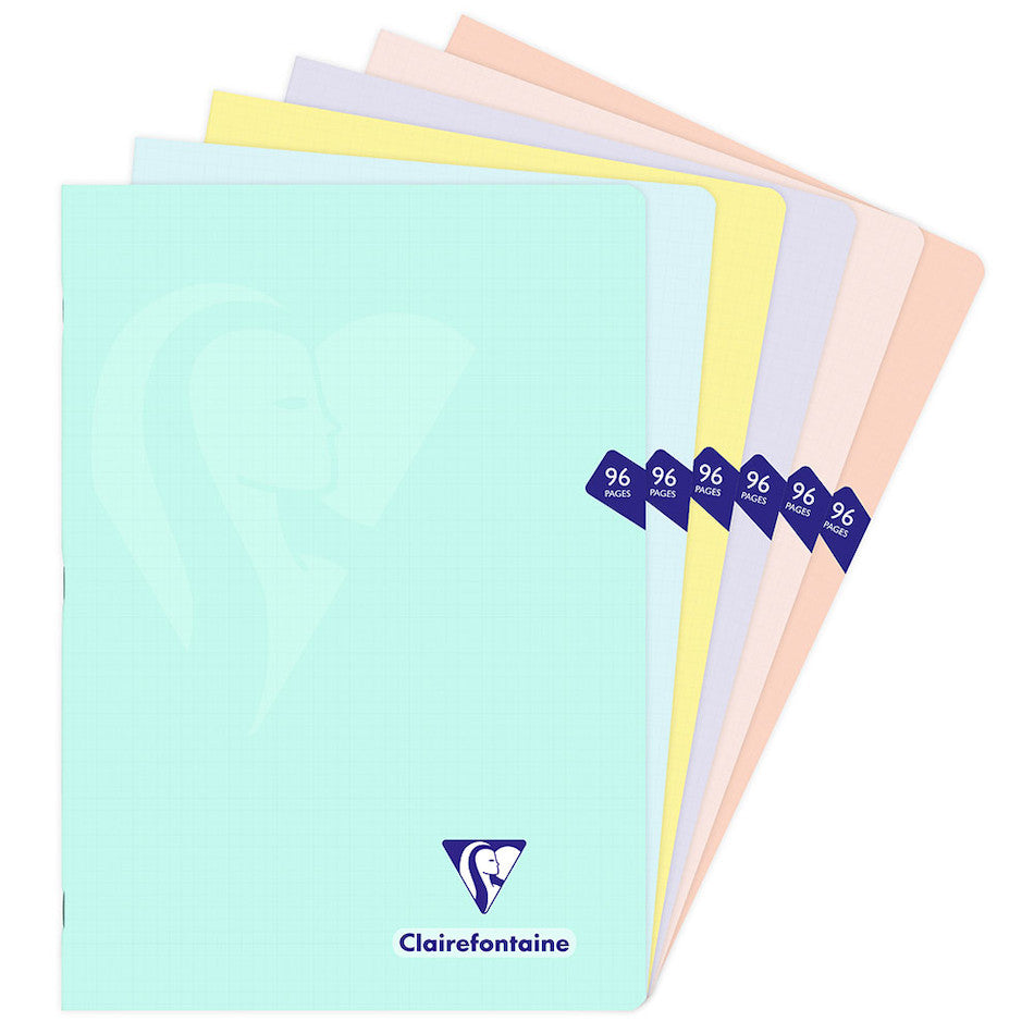 Clairefontaine Mimesys Pastel Notebooks A4 Assorted Set of 10 by Clairefontaine at Cult Pens