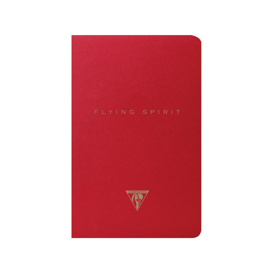 Clairefontaine Flying Spirit Notebook Red 110 x 170 Lined by Clairefontaine at Cult Pens