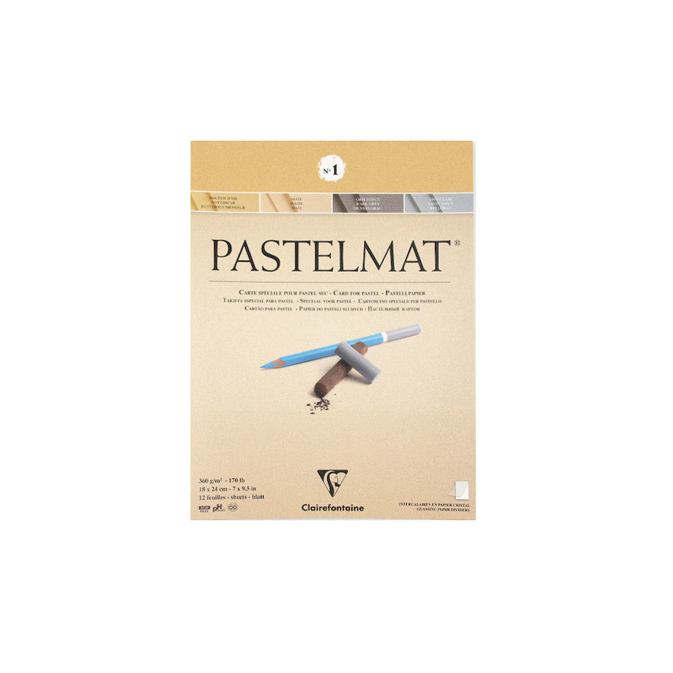 Clairefontaine Pastelmat Pad No.1 by Clairefontaine at Cult Pens