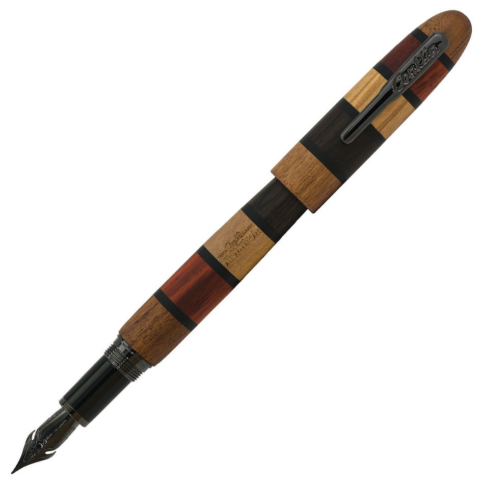 Conklin All American Fountain Pen Limited Edition Quad Wood 898 by Conklin at Cult Pens