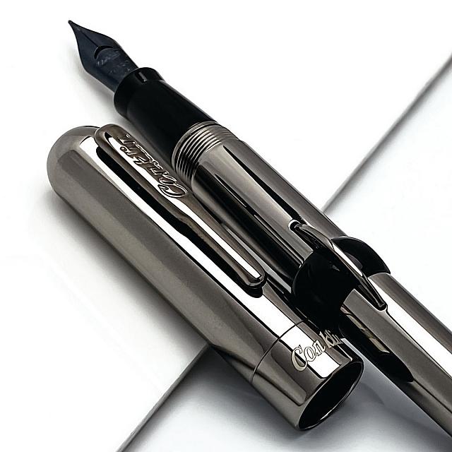 Conklin Mark Twain Crescent Filler 1898 Fountain Pen Limited Edition Gunmetal by Conklin at Cult Pens