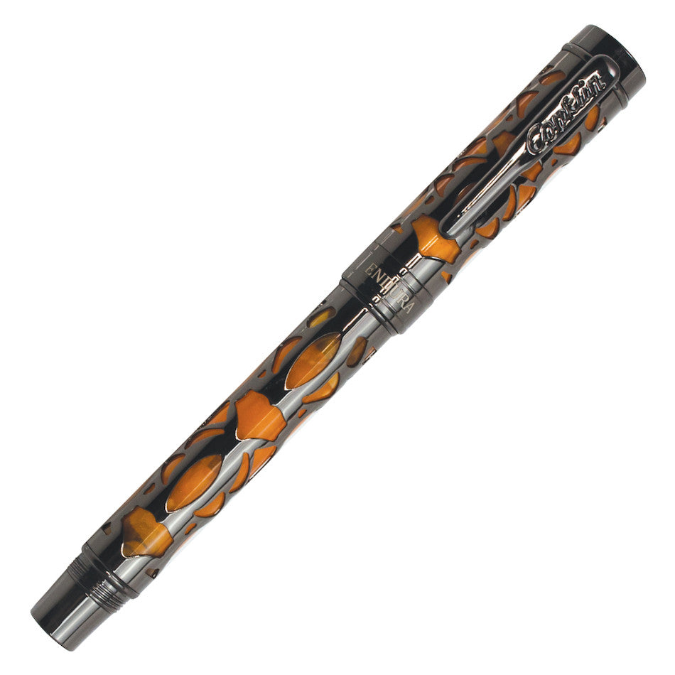Conklin Endura Deco Crest Fountain Pen Orange by Conklin at Cult Pens
