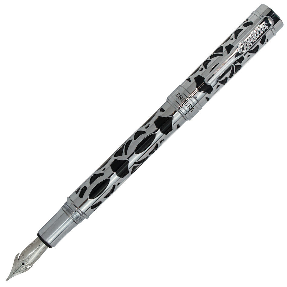 Conklin Endura Deco Crest Fountain Pen Black by Conklin at Cult Pens