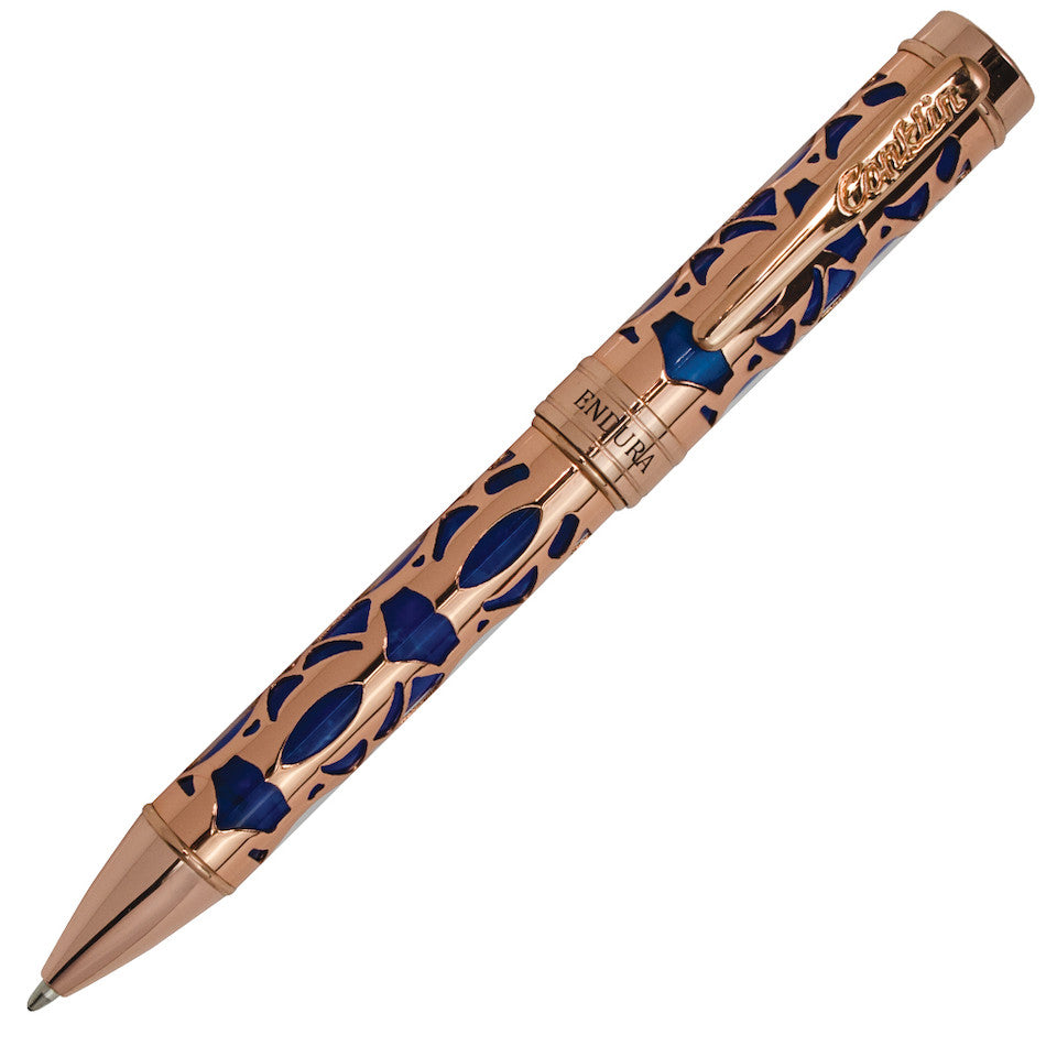 Conklin Endura Deco Crest Ballpoint Pen Blue by Conklin at Cult Pens