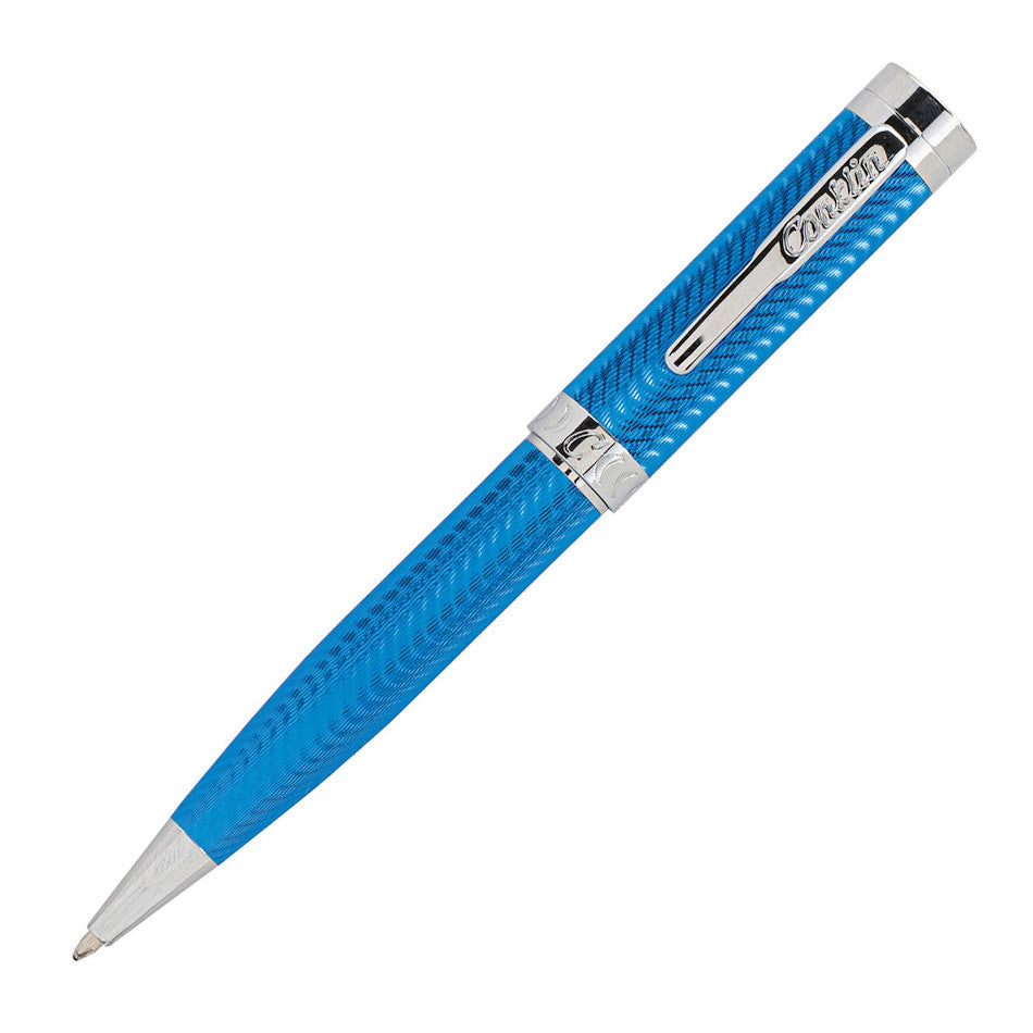 Conklin Herringbone Signature Ballpoint Pen Blue by Conklin at Cult Pens
