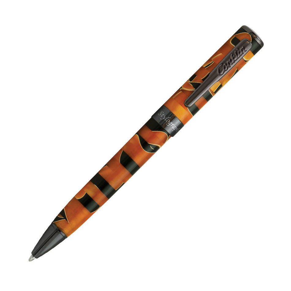 Conklin Stylograph Mosaic Ballpoint pen Orange/Black by Conklin at Cult Pens
