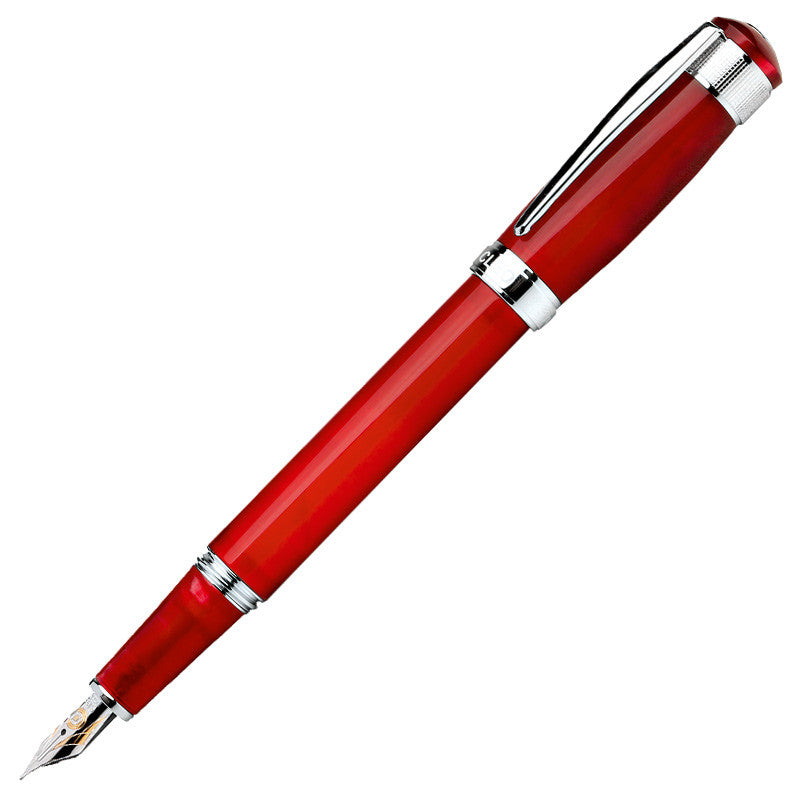 Cleo Skribent Aura Fountain Pen Red by Cleo Skribent at Cult Pens