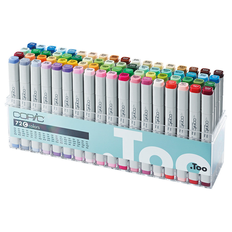 Copic Classic Marker Pen Set of 72 by Copic at Cult Pens