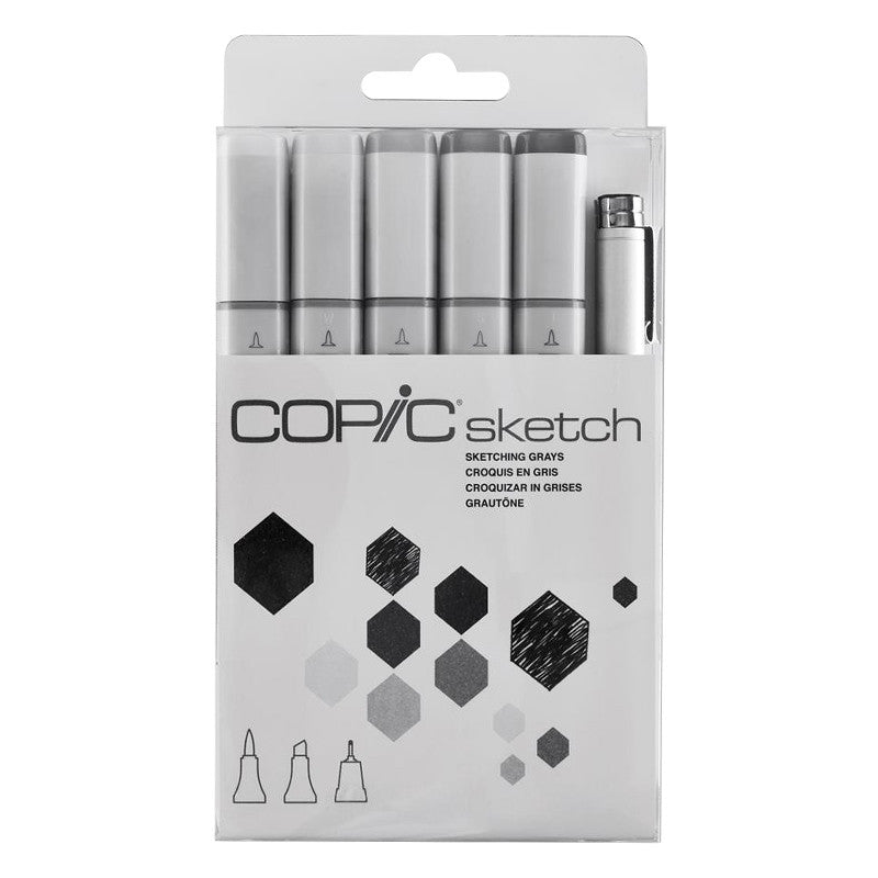 Copic Sketch Marker Pen Set of 6 by Copic at Cult Pens