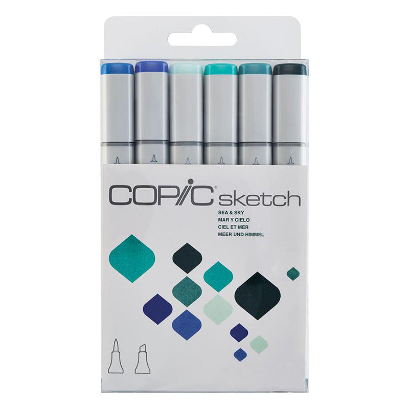 Copic Sketch Marker Pen Set of 6 by Copic at Cult Pens