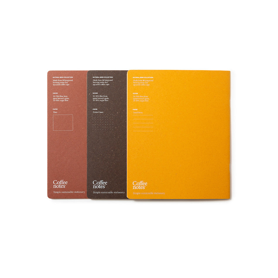 Coffeenotes Medio Notebook Beer Collection by Coffeenotes at Cult Pens